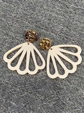 Nickel & Suede earrings